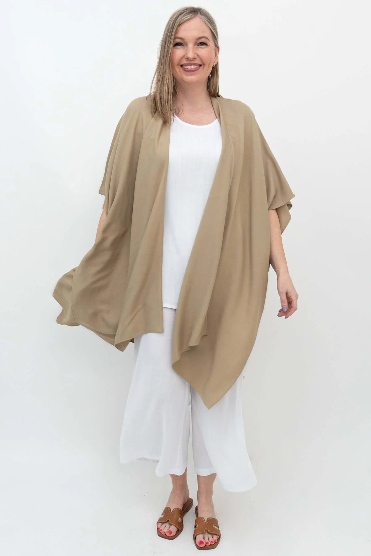 Darcy Kimono Cover Up - One Size - Solid Colours