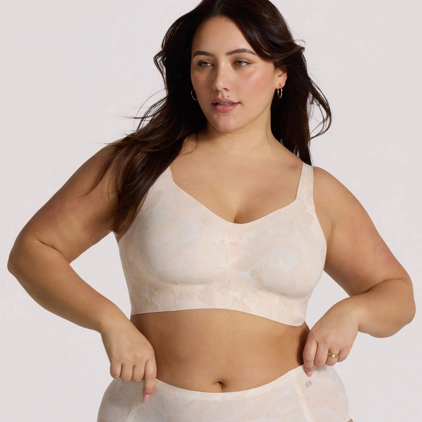 Beyond Wireless T-shirt Bra - Champagne Ginkgo