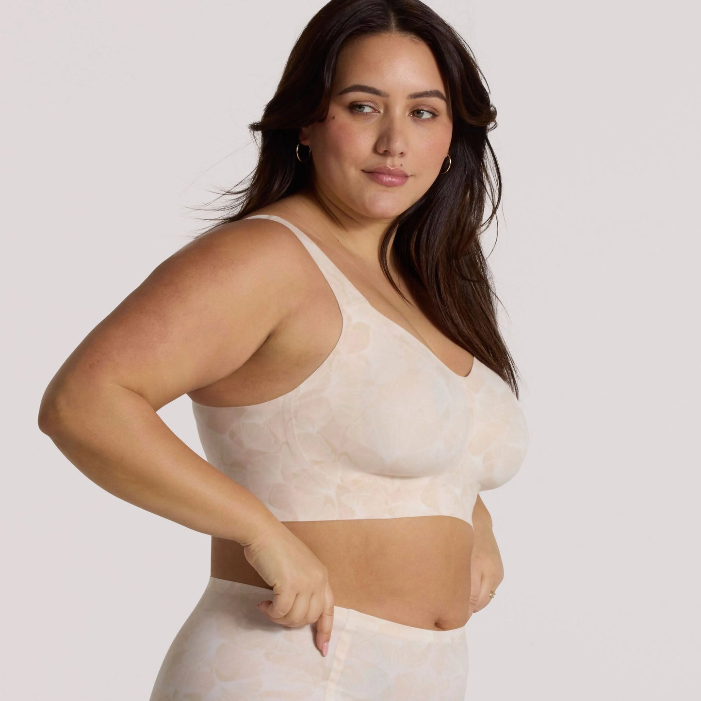 Beyond Wireless T-shirt Bra - Champagne Ginkgo