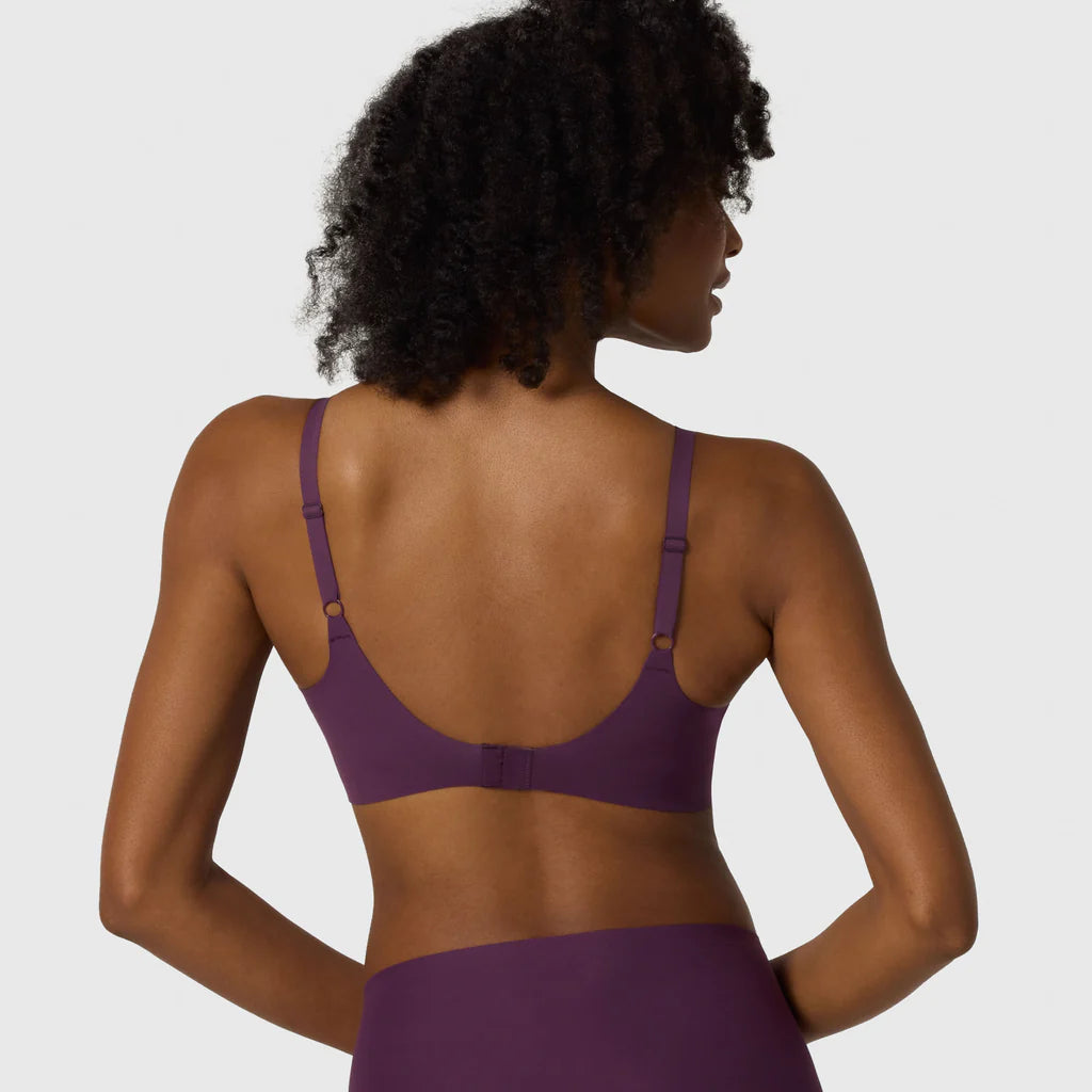 Beyond (SC) Wireless T-shirt Bra - Plum