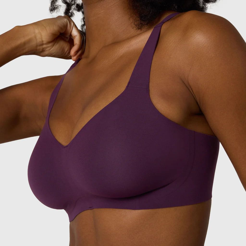 Beyond (SC) Wireless T-shirt Bra - Plum