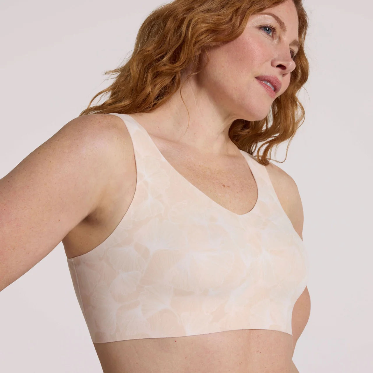 Defy Wireless T-shirt Bra - Champagne Ginkgo