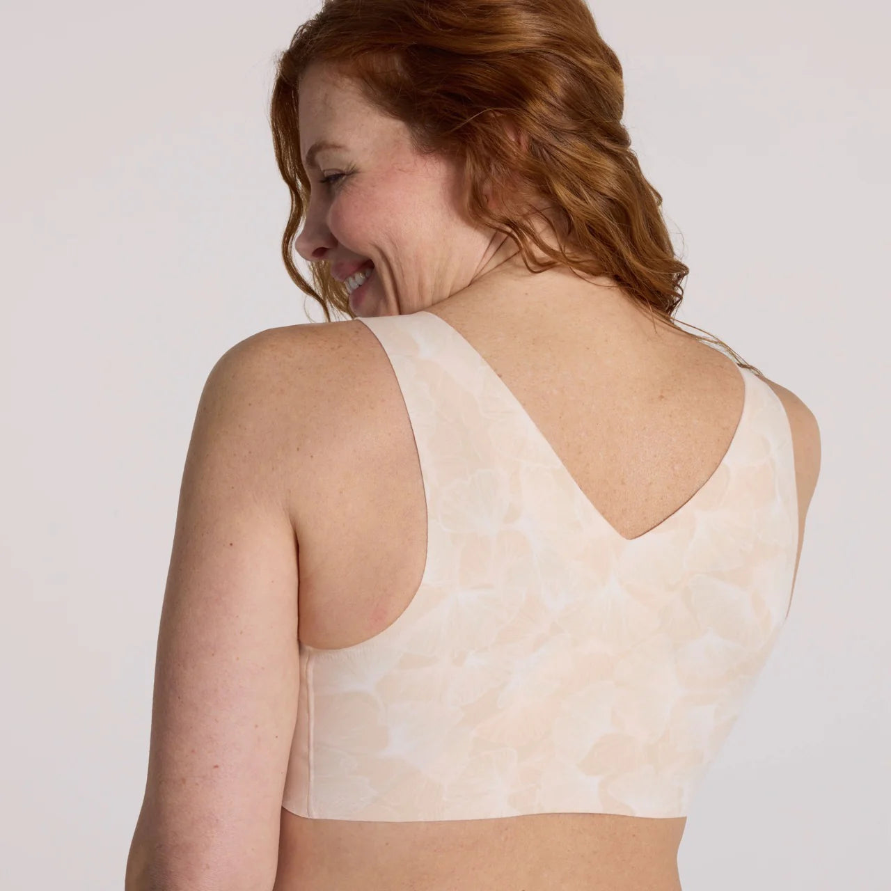 Defy Wireless T-shirt Bra - Champagne Ginkgo