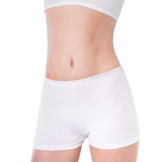 4070 Essentials Cotton Boyshort EL4070 010 - White