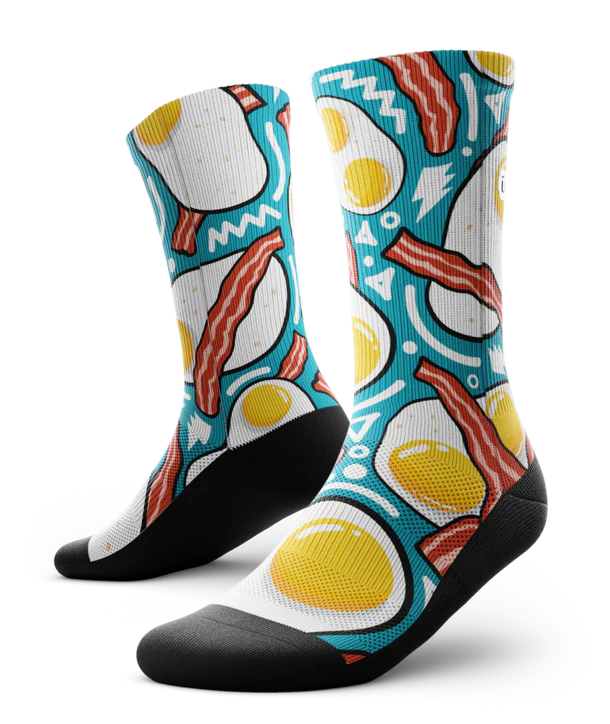 Eggs 'N Bacon Unisex Performance Crew Socks