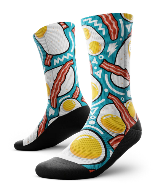 Eggs 'N Bacon Unisex Performance Crew Socks