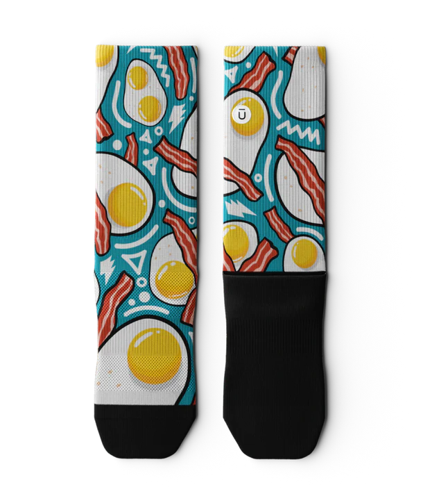 Eggs 'N Bacon Unisex Performance Crew Socks