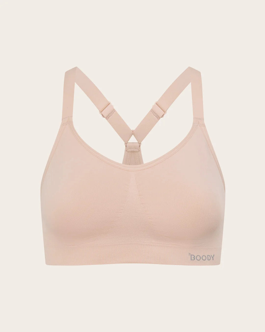 Wireless Full Bust Bamboo Racerback T-shirt Bra (D-F) FBRF - Shell