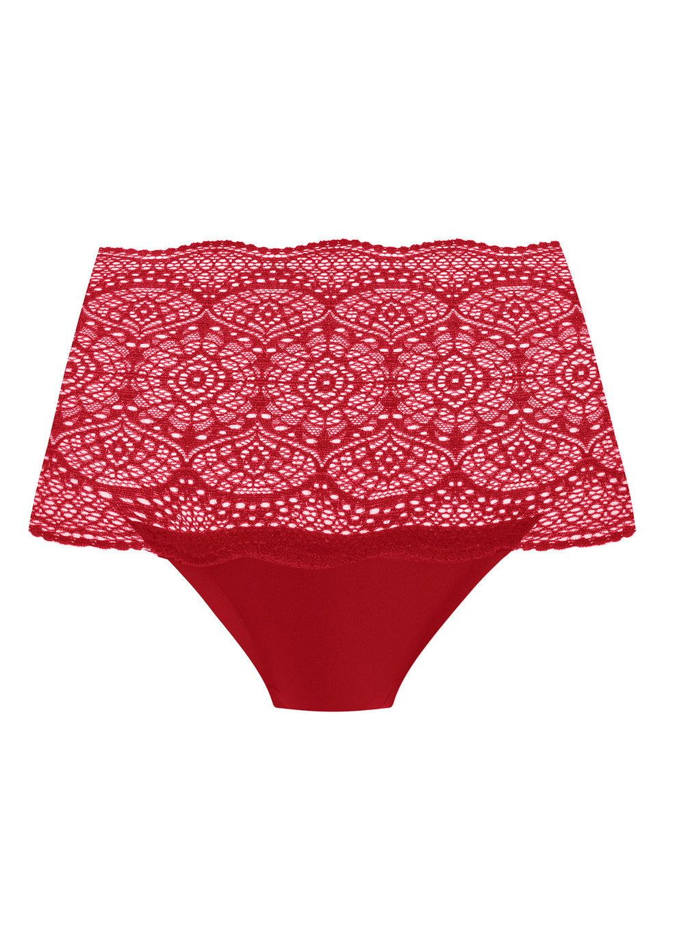 Lace Ease Invisible Stretch Full Brief FL2330 RED - Red