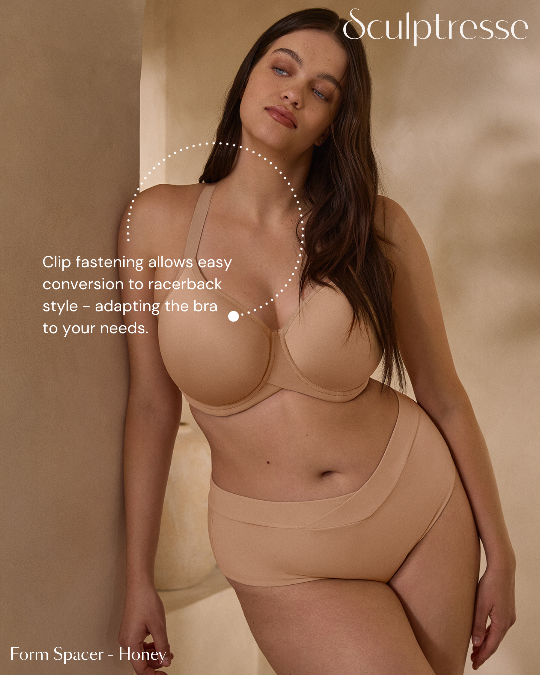 Form Spacer Full Cup T-Shirt Bra 11331 - Honey