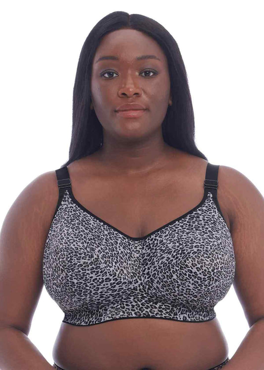 Celeste Soft Cup Wireless Bra GD6114 GRD - Grey Leopard