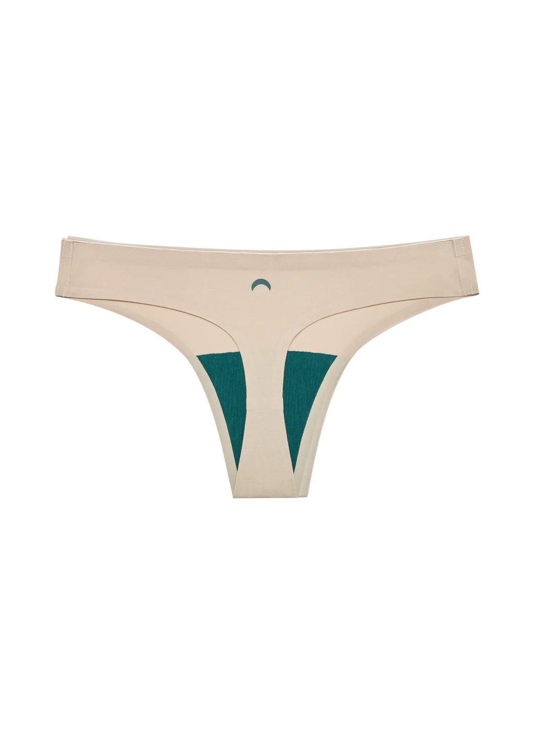 Seamless Low-Mid Rise Mineral Thong - Beige