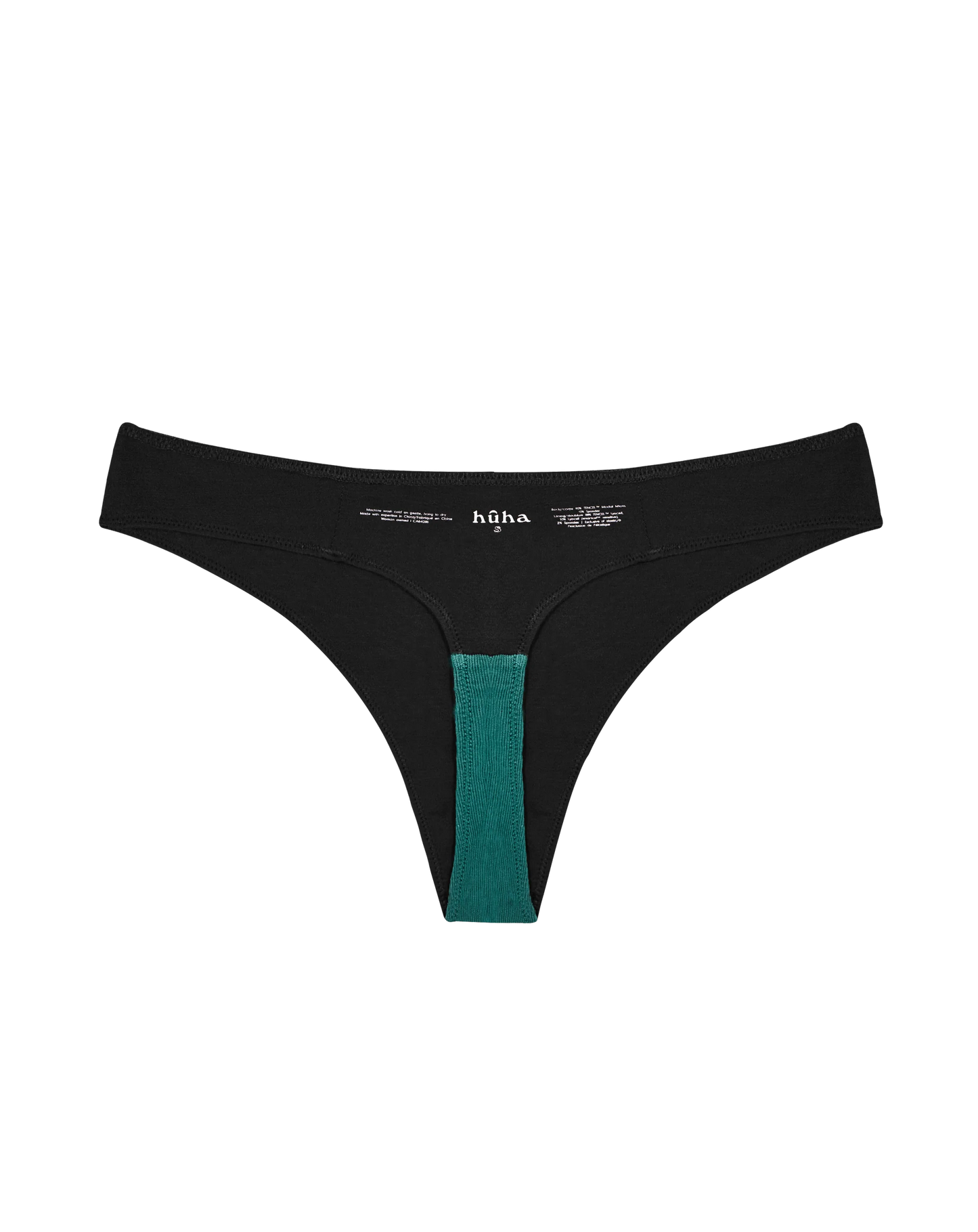 Low Profile Mineral Thong - Black