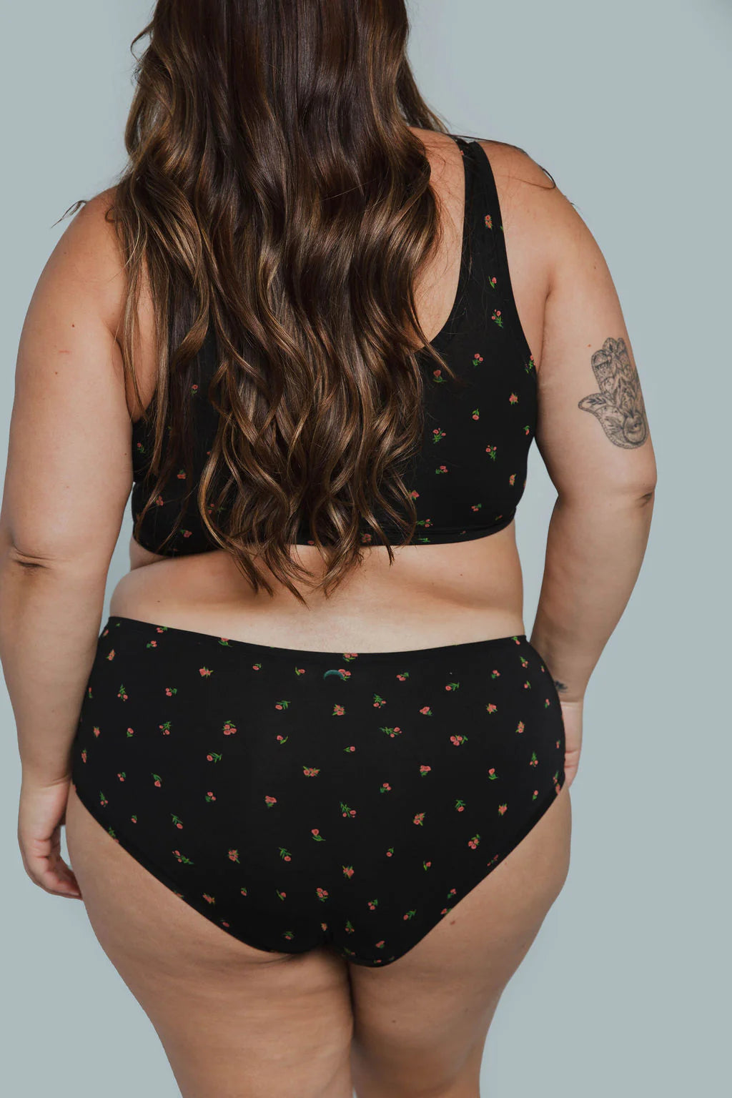 Hipster (SC) Panty - Roses black