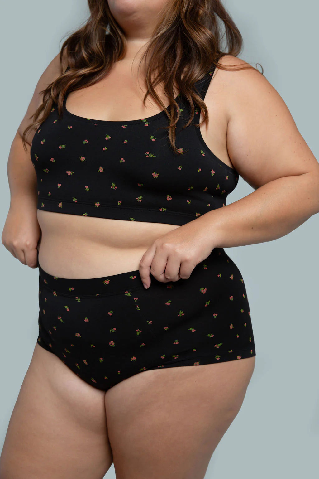 Brief (SC) Panty - Roses black