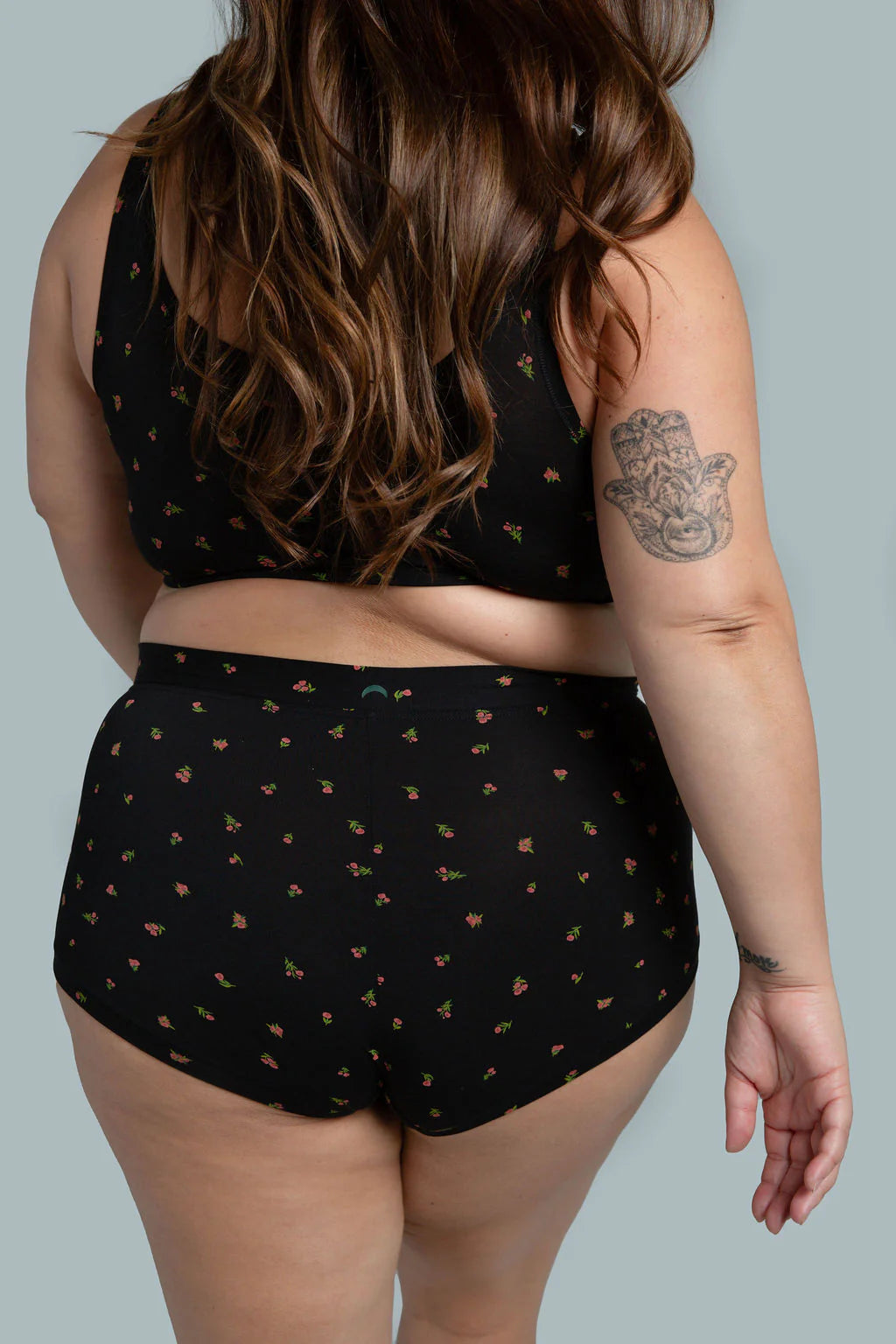 Brief (SC) Panty - Roses black