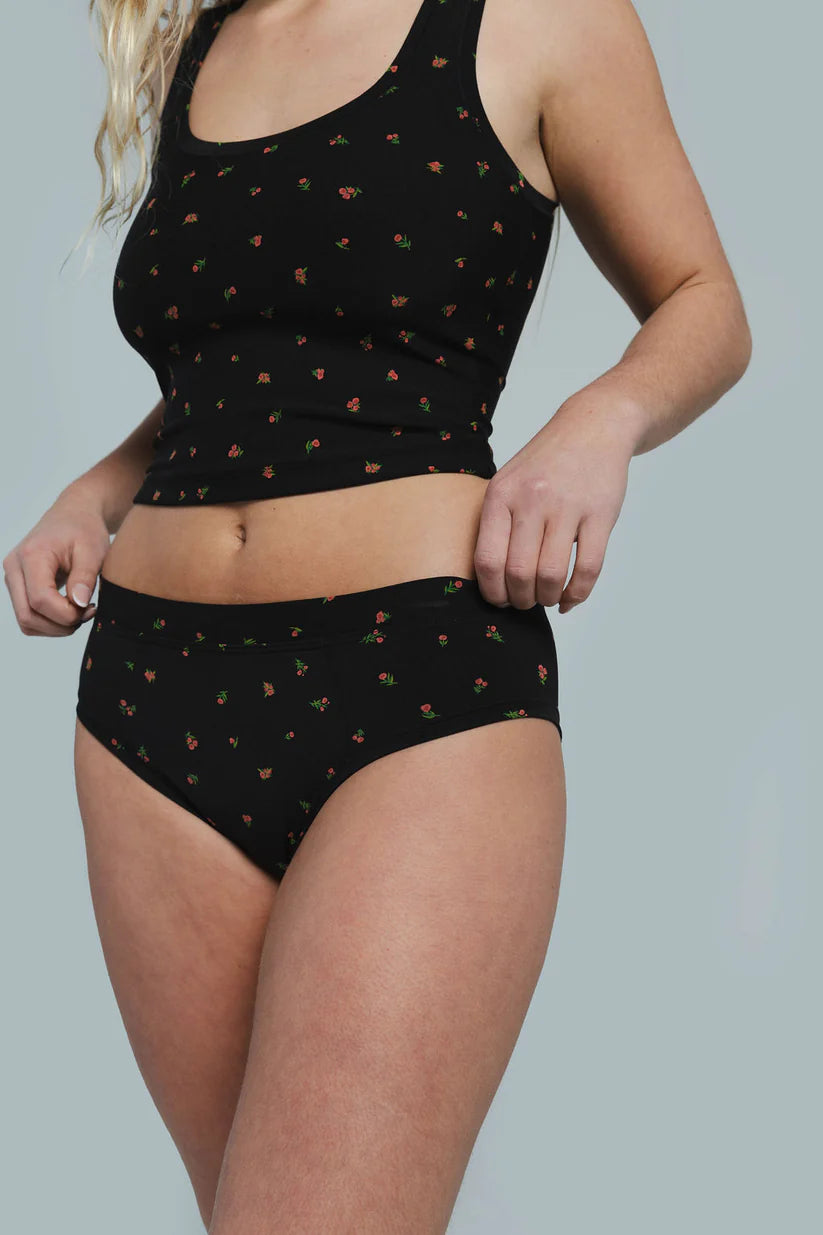 Cheeky (SC) Brief - Roses Black