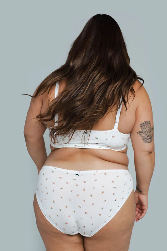 Bikini (SC) Panty - Roses white