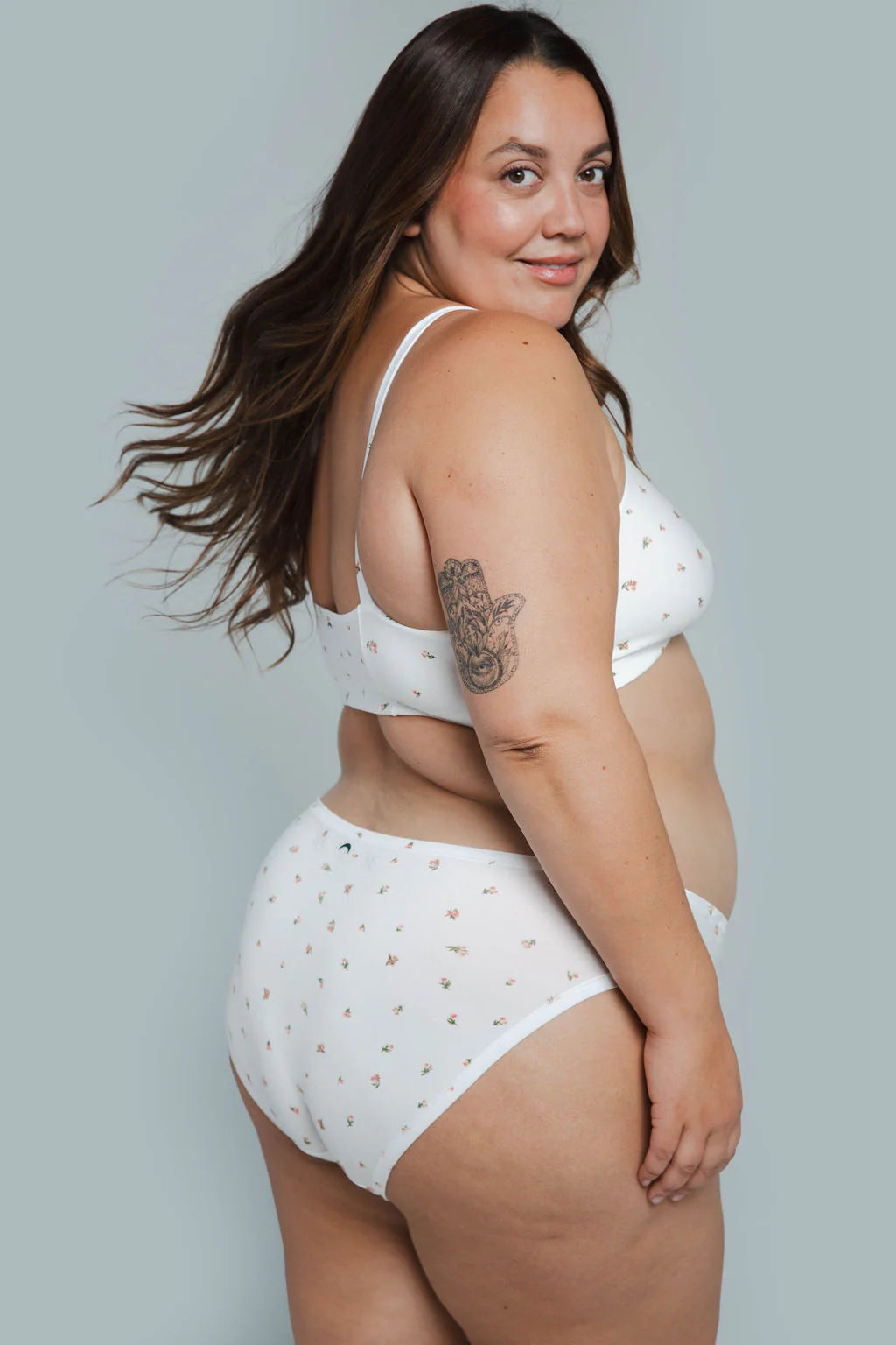 Bikini (SC) Panty - Roses white