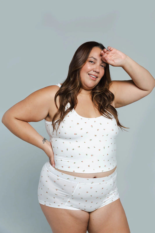 Brief (SC) Panty - Roses white