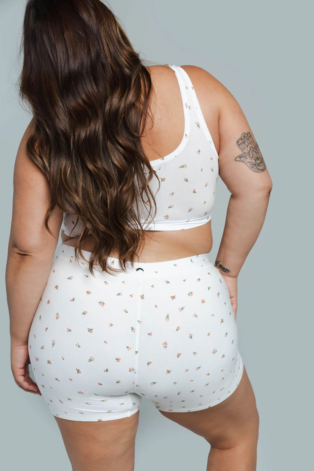 Mid Boxer (SC) - Roses white