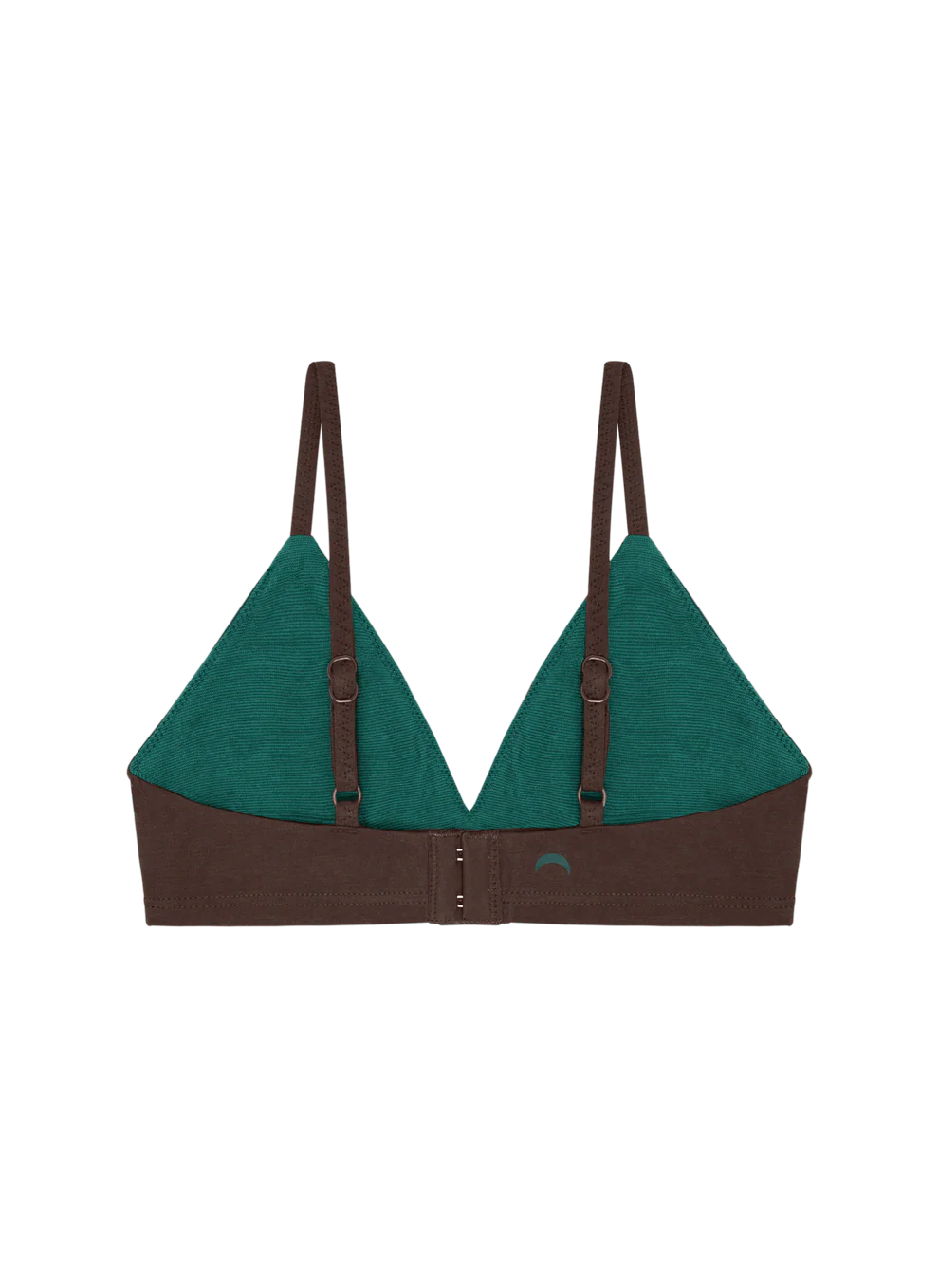 Wireless Triangle Bralette - Brown