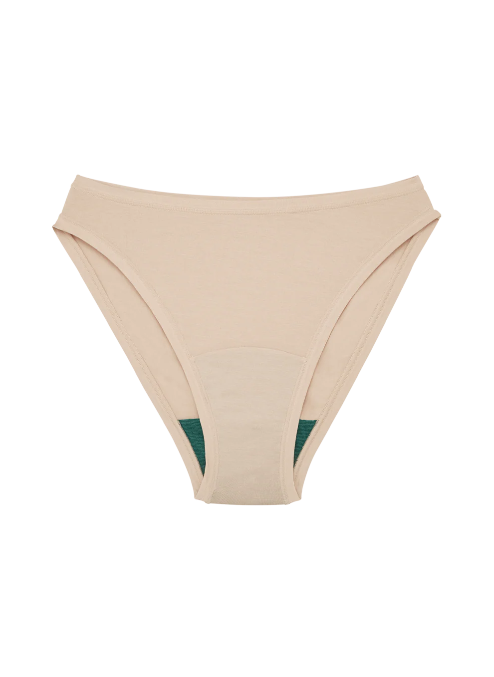 High Rise Bikini Panty - Beige