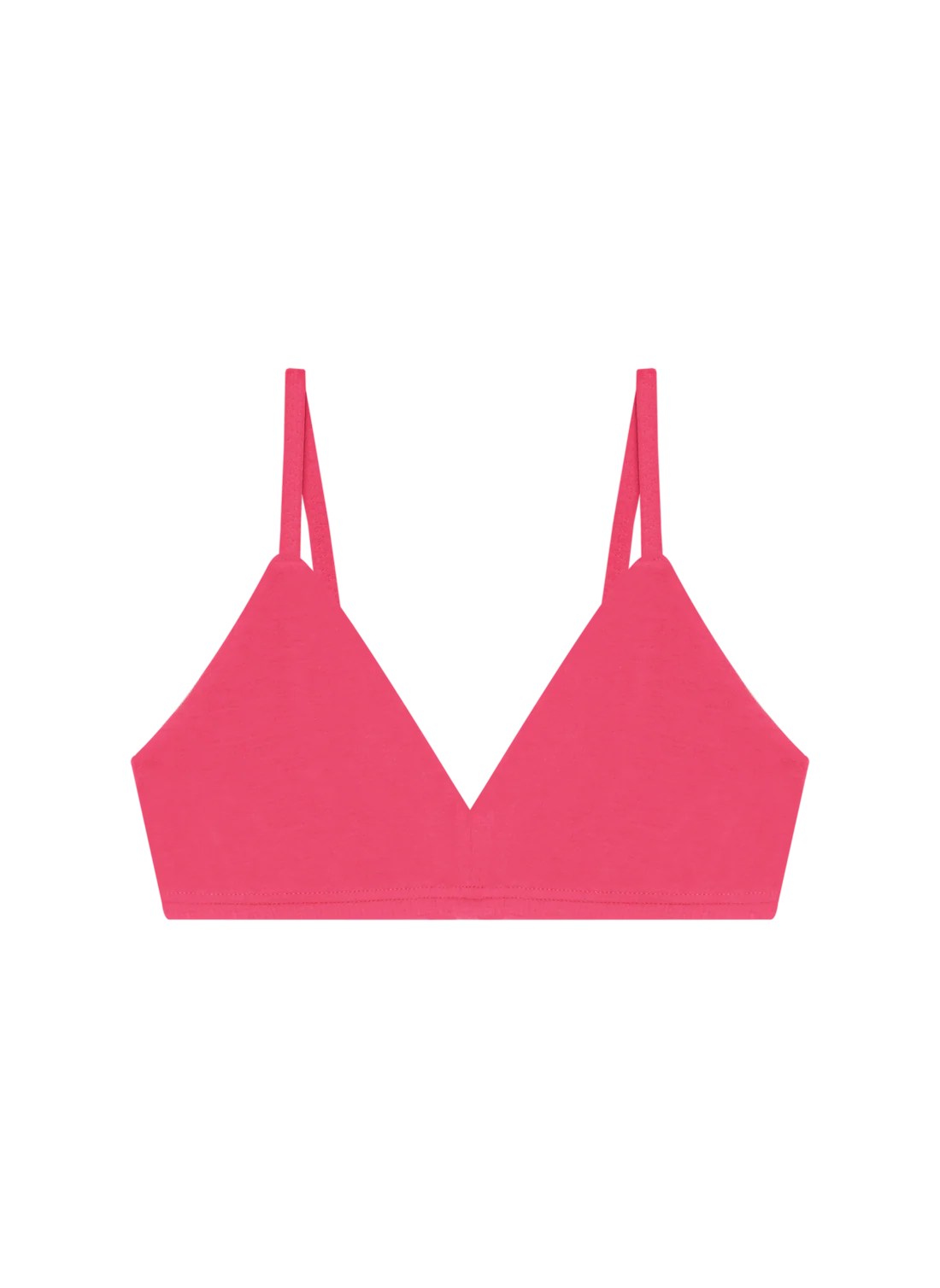 Wireless Triangle (SC) Bralette - Fuchsia