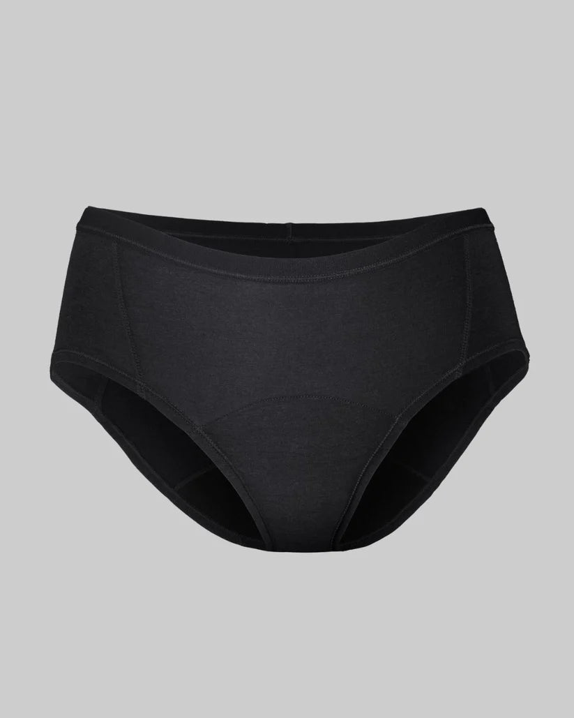 Boost Leakproof Period Hipster Adjustable Absorbency - Black