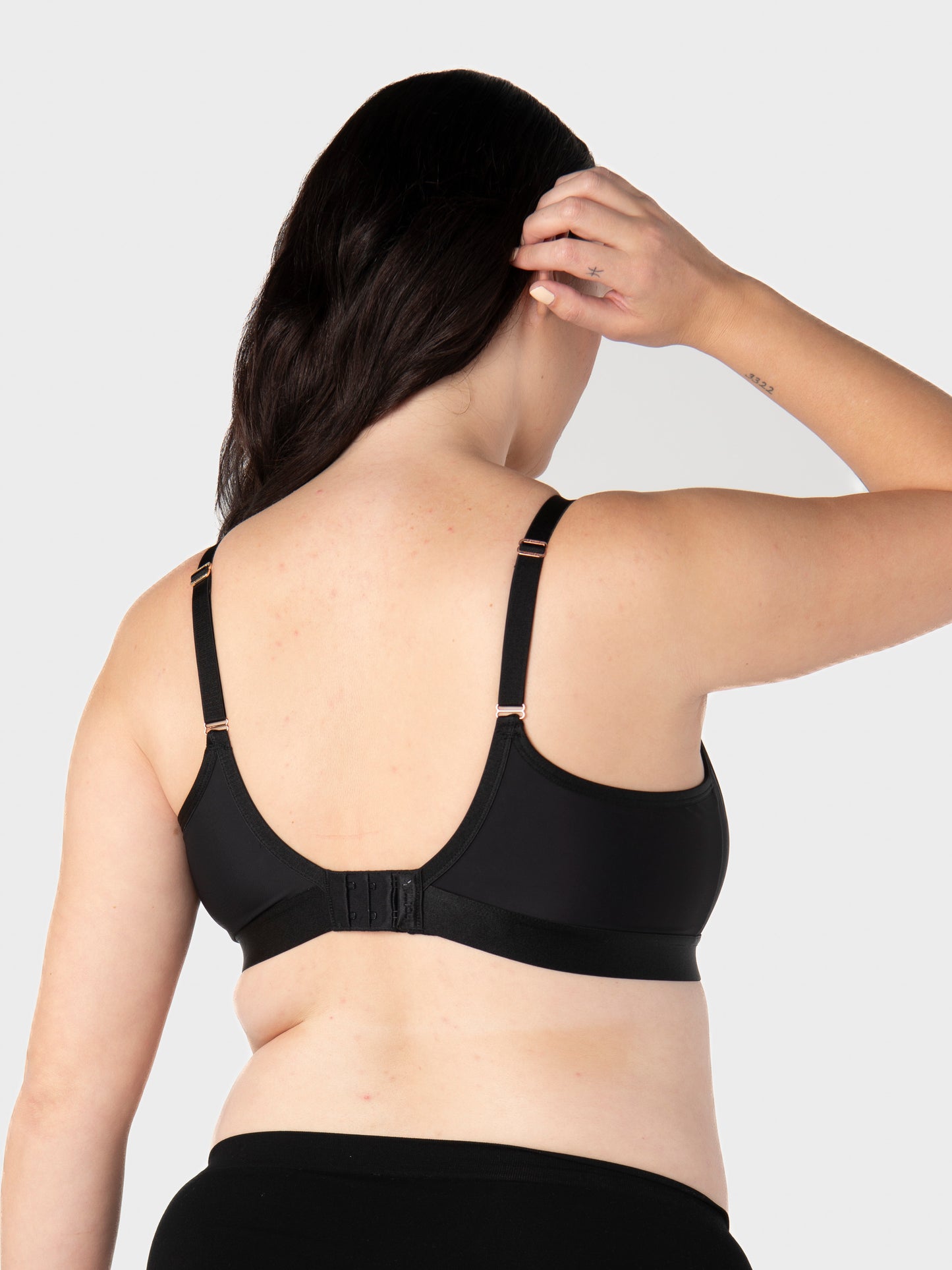 Flawless Wireless Nursing Bra - Black