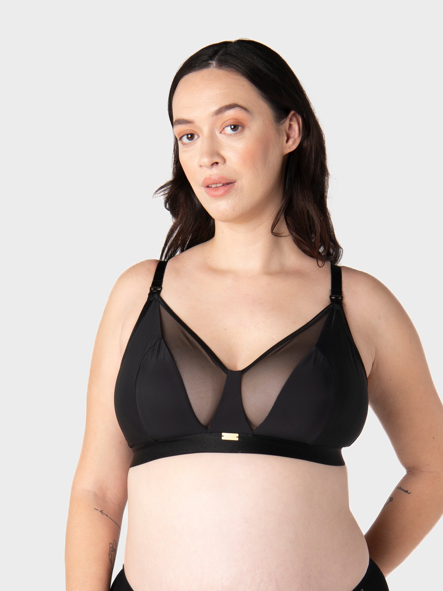 Flawless Wireless Nursing Bra - Black