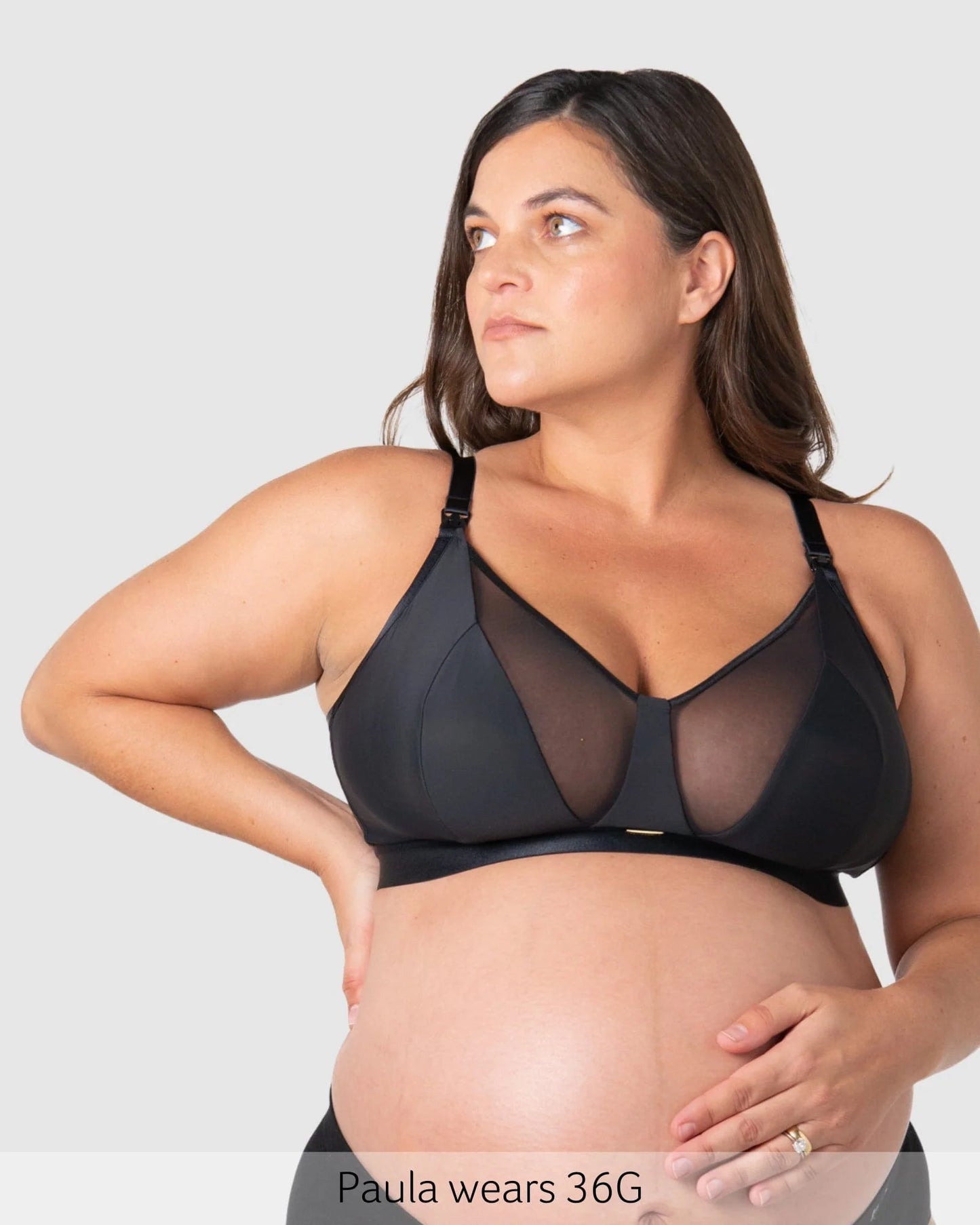 Flawless Wireless Nursing Bra - Black