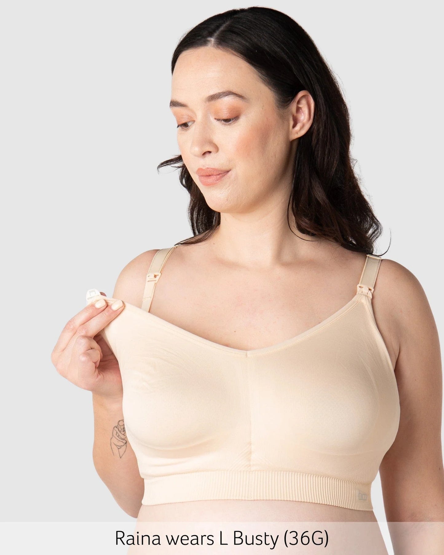 My Everyday Flexfit Wireless Nursing Bra Busty - Latte