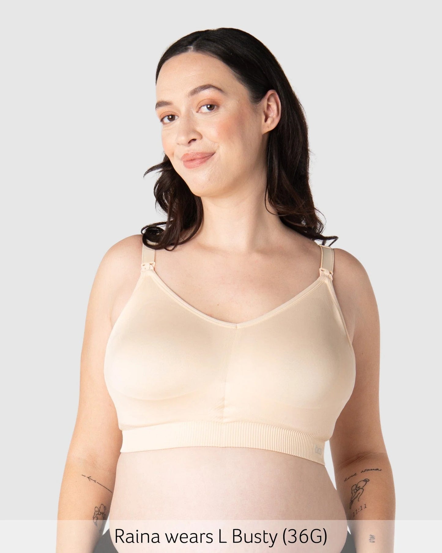 My Everyday Flexfit Wireless Nursing Bra Busty - Latte