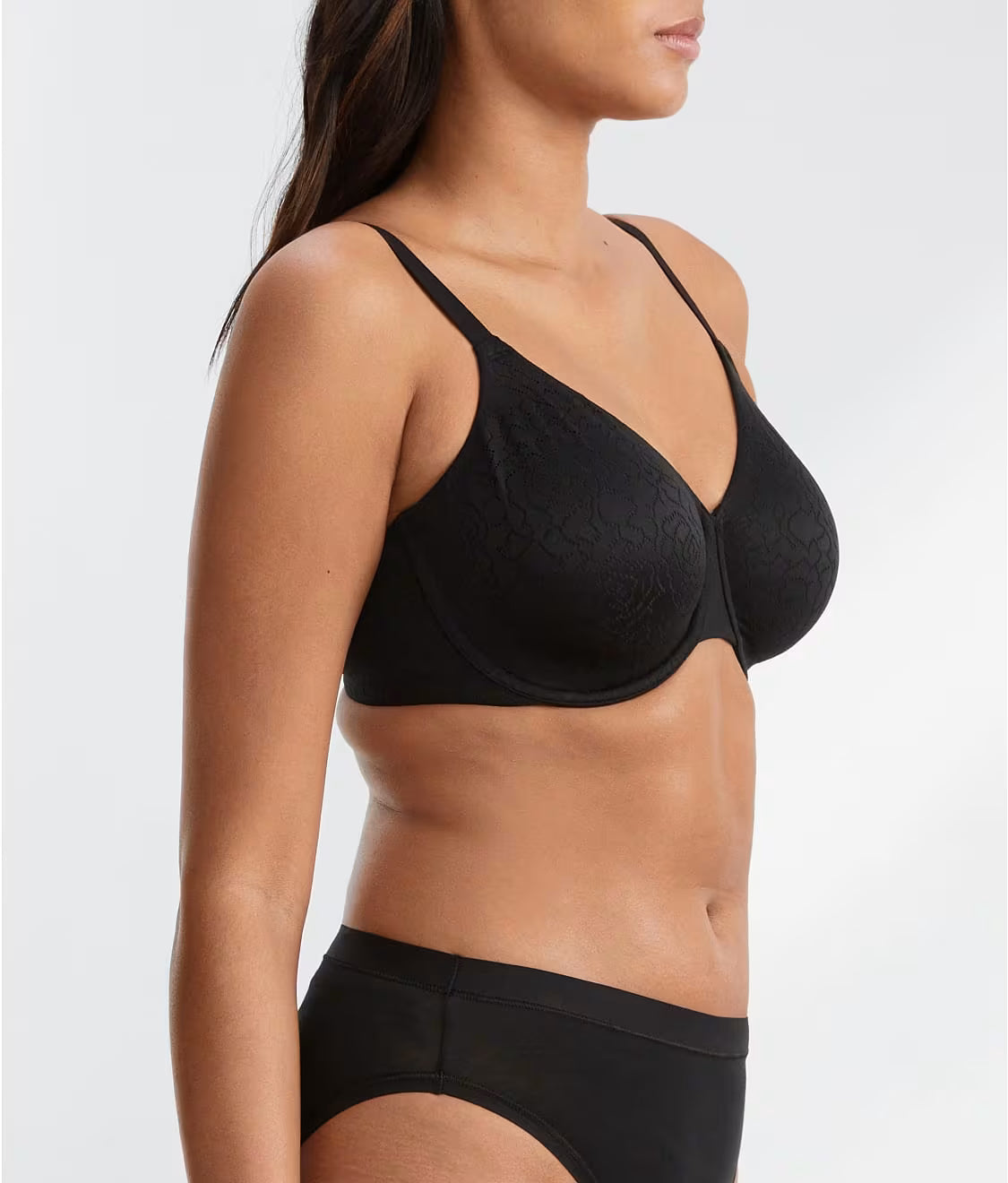 Inside Job Underwire T-shirt Bra 855345 BK - Black