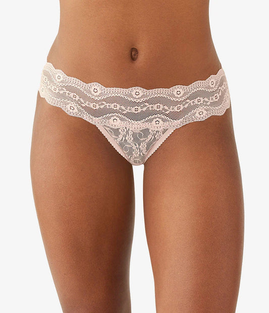 Lace Kiss Thong 970182 278 - Rose Smoke
