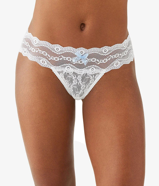 Lace Kiss Thong 970182 - White