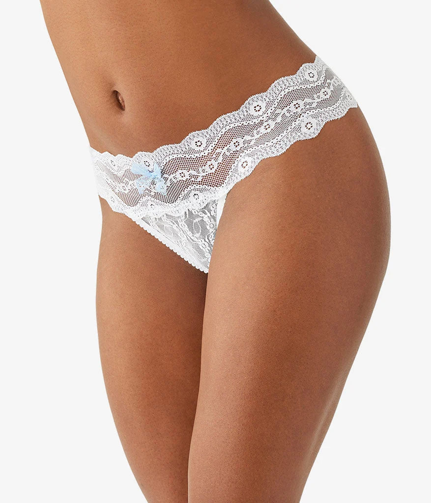Lace Kiss Thong 970182 - White