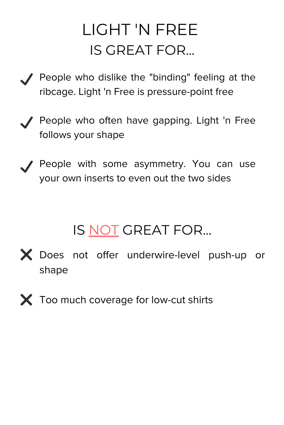 Light 'n Free (X) Wireless T-Shirt Bra, A-C Cup - Latte