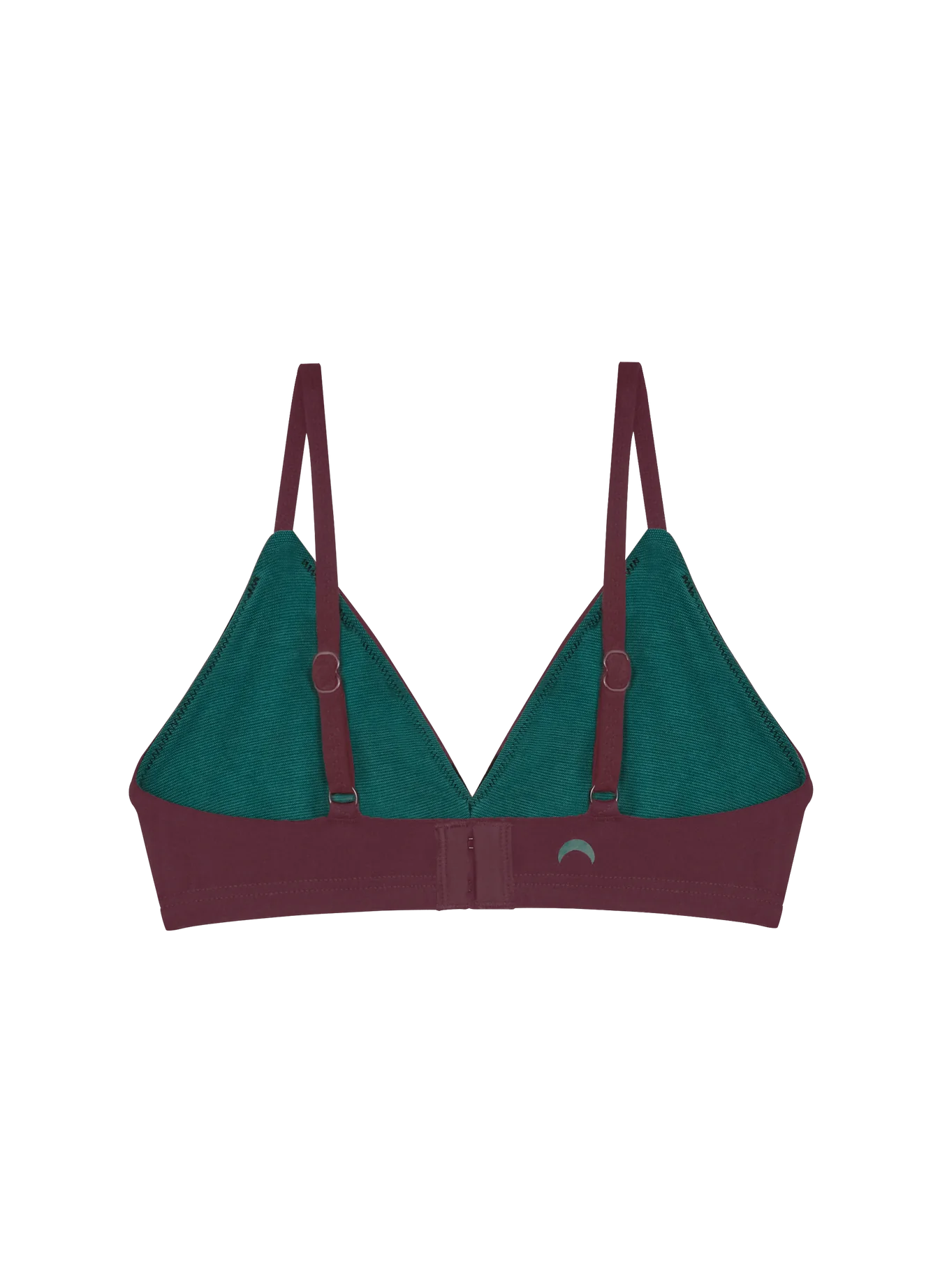 Mineral Wireless Triangle Bralette (D+) - Maroon