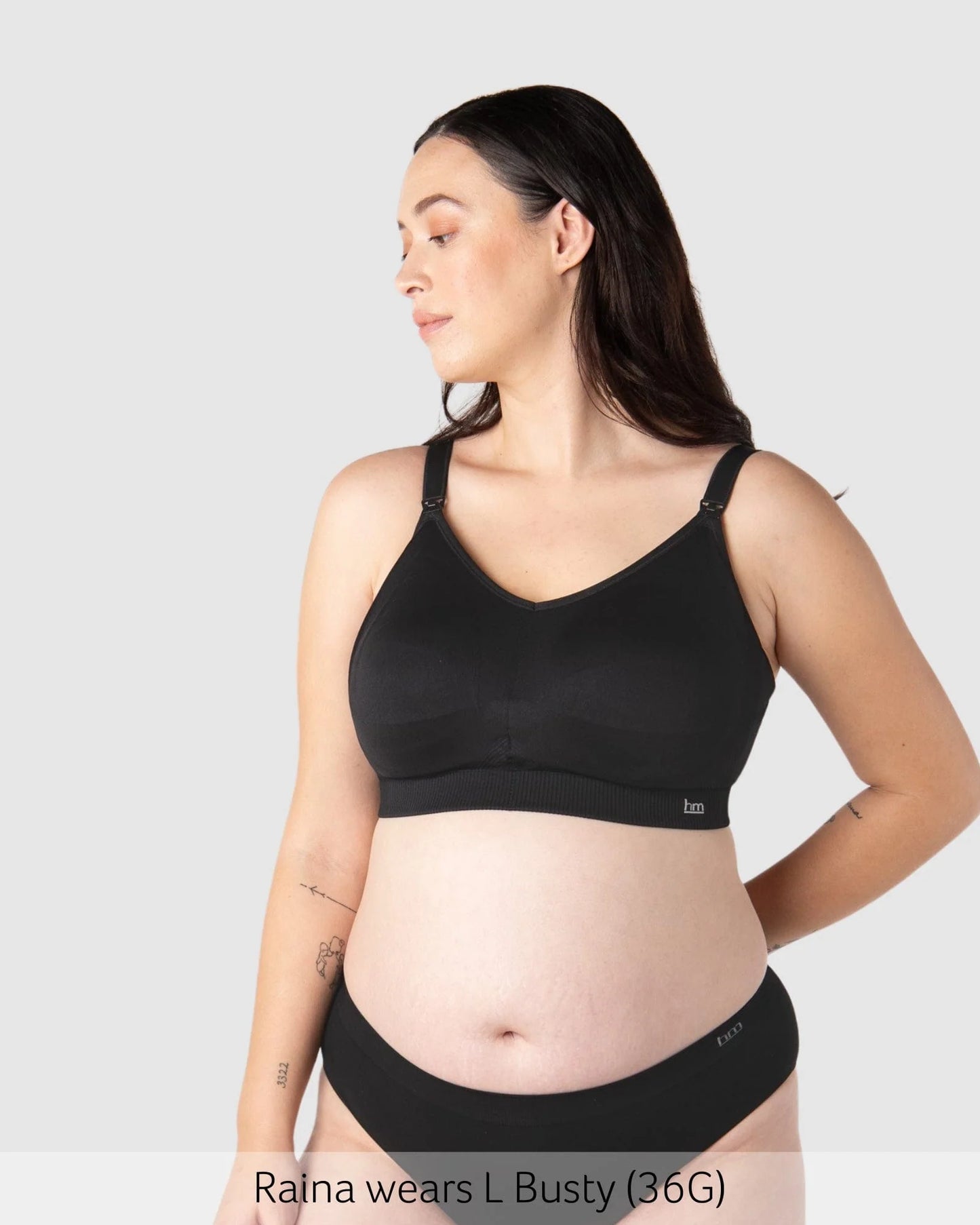 My Everyday Flexfit Wireless Nursing Bra Busty - Black