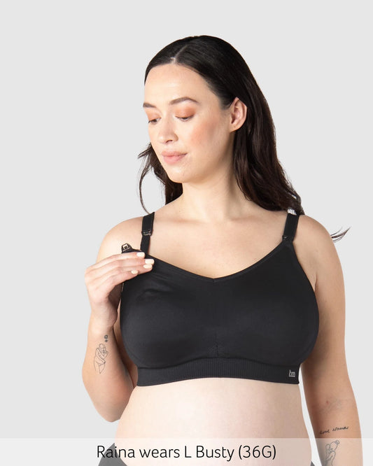 My Everyday Flexfit Wireless Nursing Bra Busty - Black