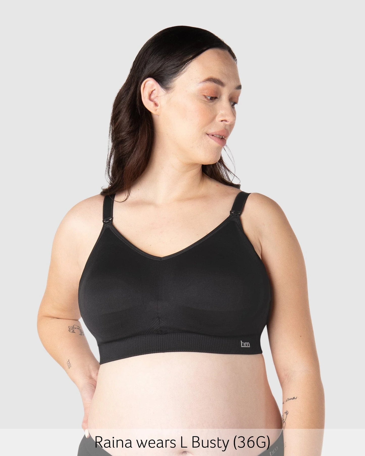 My Everyday Flexfit Wireless Nursing Bra Busty - Black