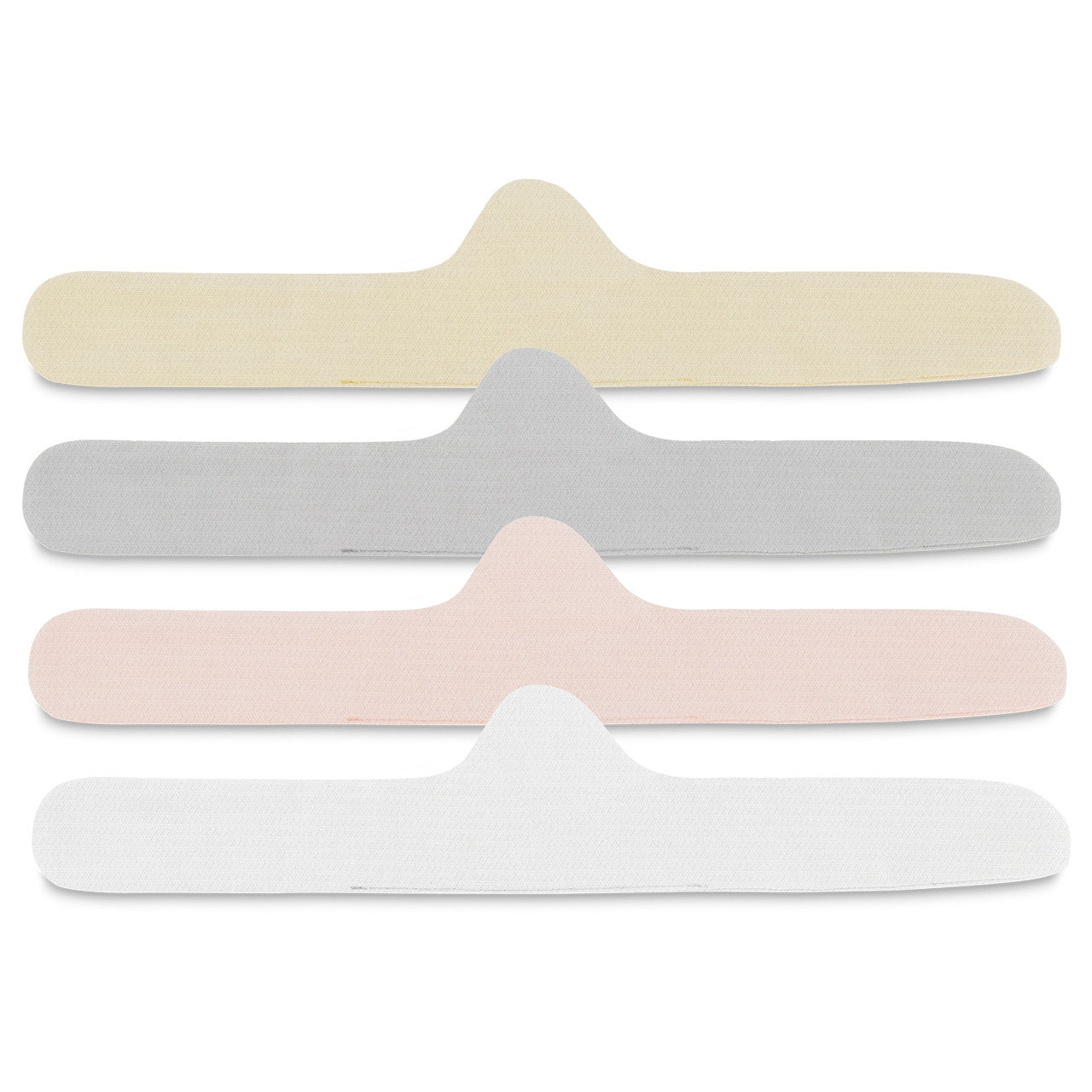 PURE Organic Cotton Bra Liner (4-pack) - Fawn Beige, Pearl White, Blus ...