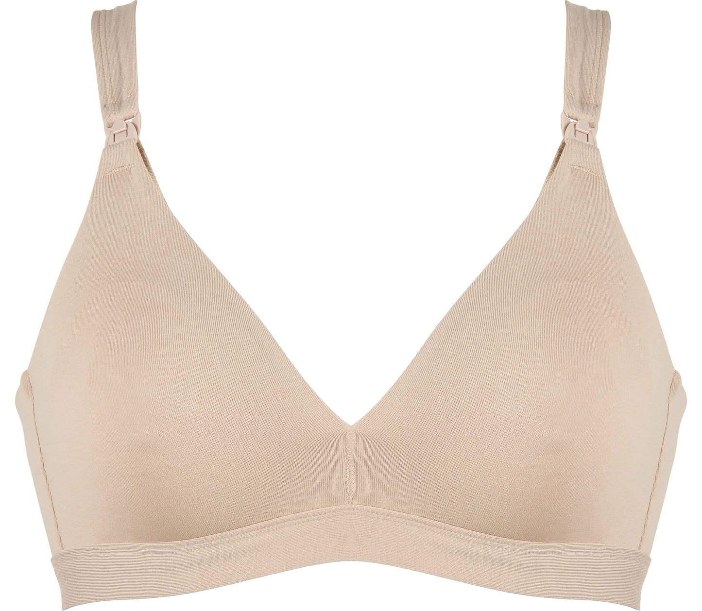 Z1 95% Cotton Wireless Nursing Bra 5389 895 - Light Beige