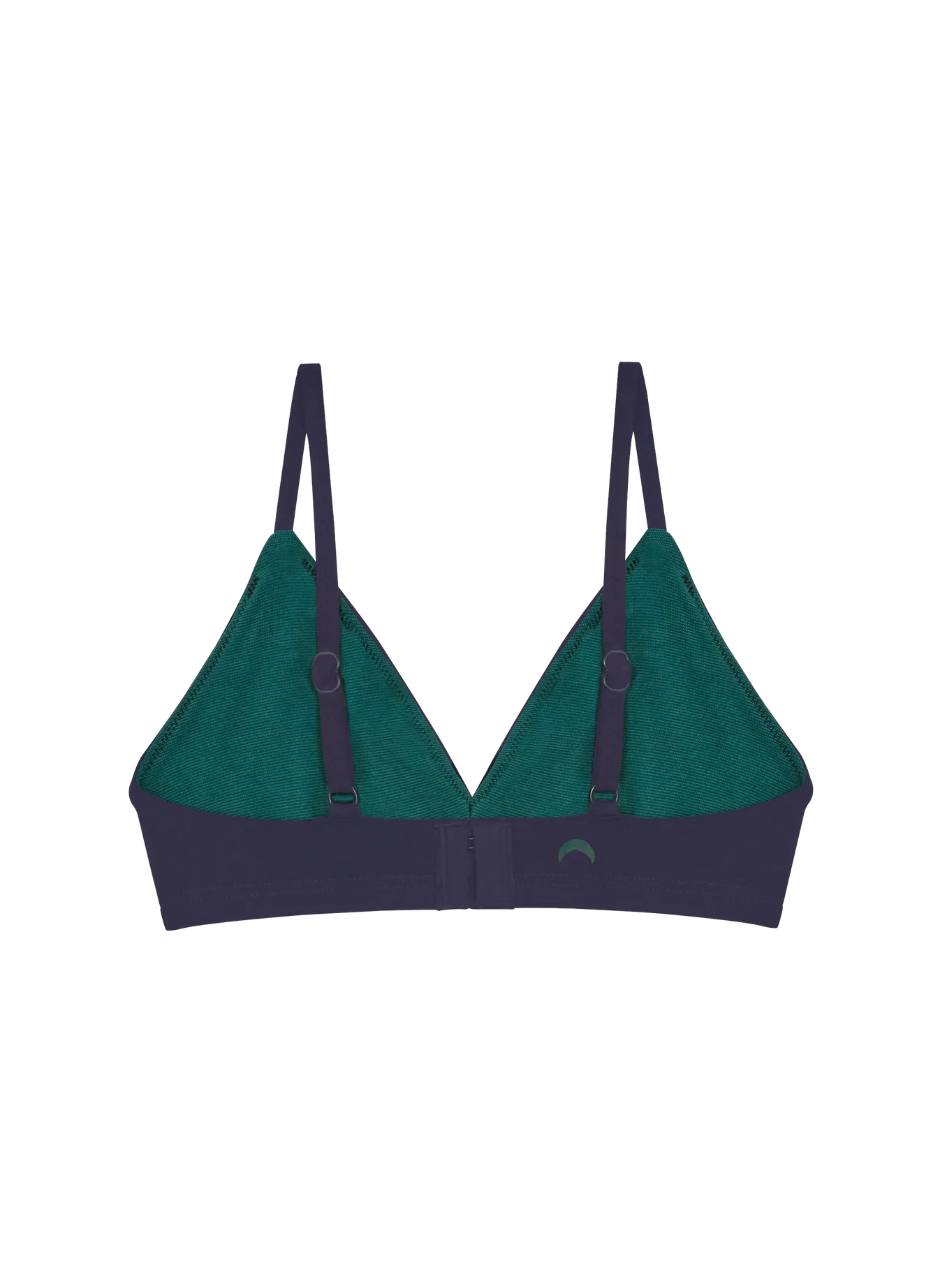 Mineral Wireless Triangle Bralette (D+) - Navy