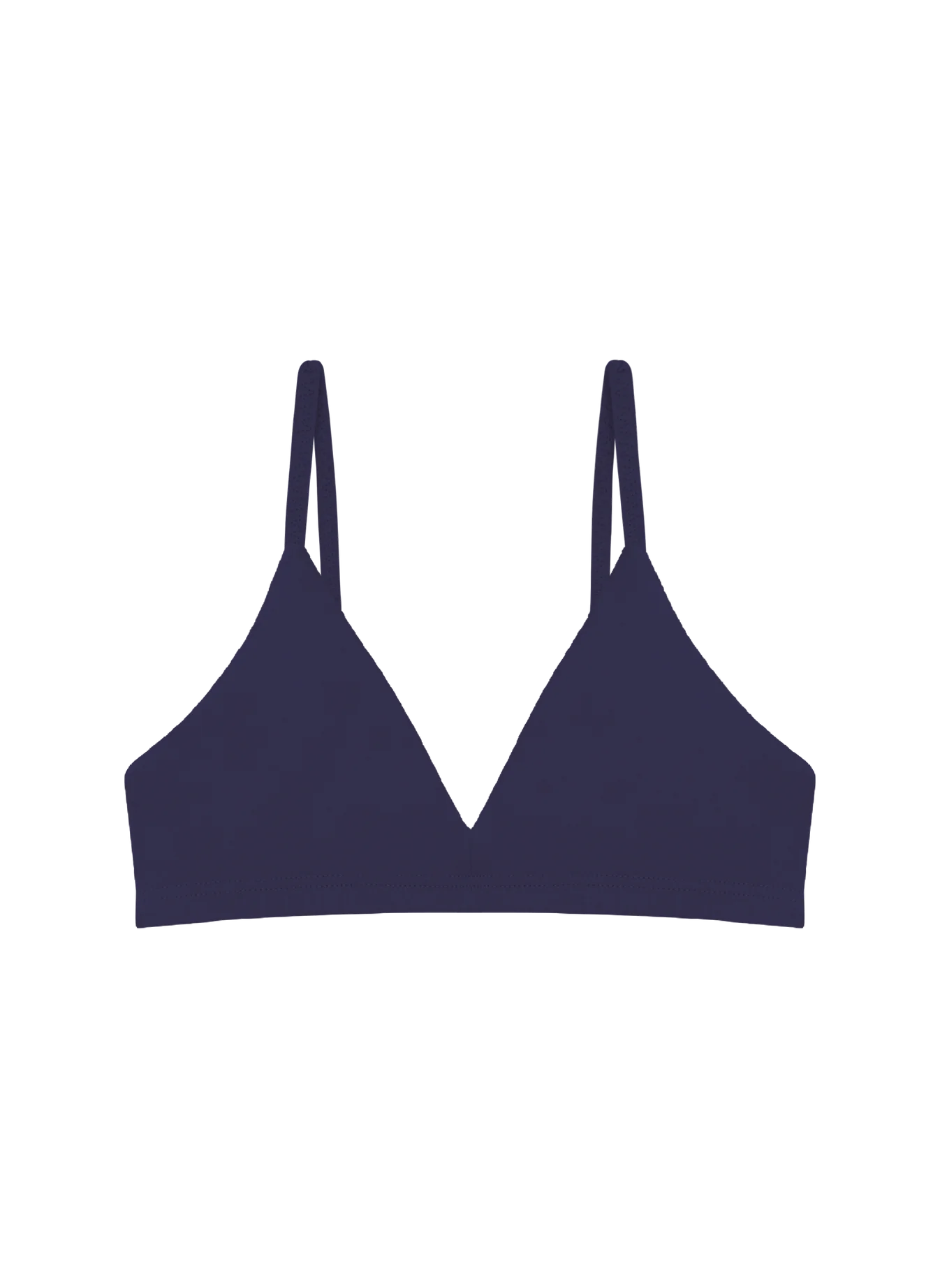 Mineral Wireless Triangle Bralette (D+) - Navy