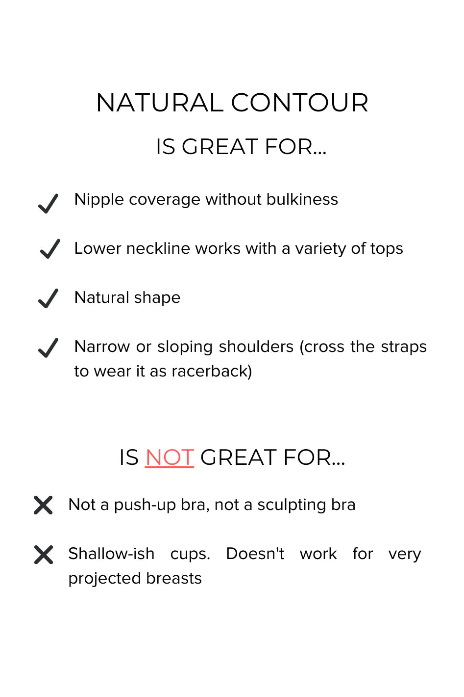 Natural Contour Flexwire T-shirt Bra - Black