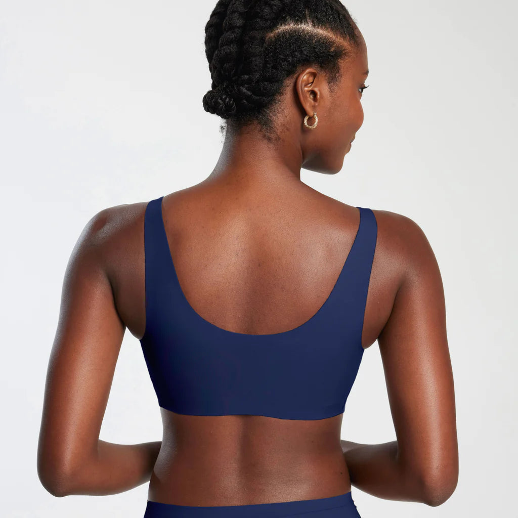 Bobbie Wireless Scoop T-shirt Bra - Midnight Navy