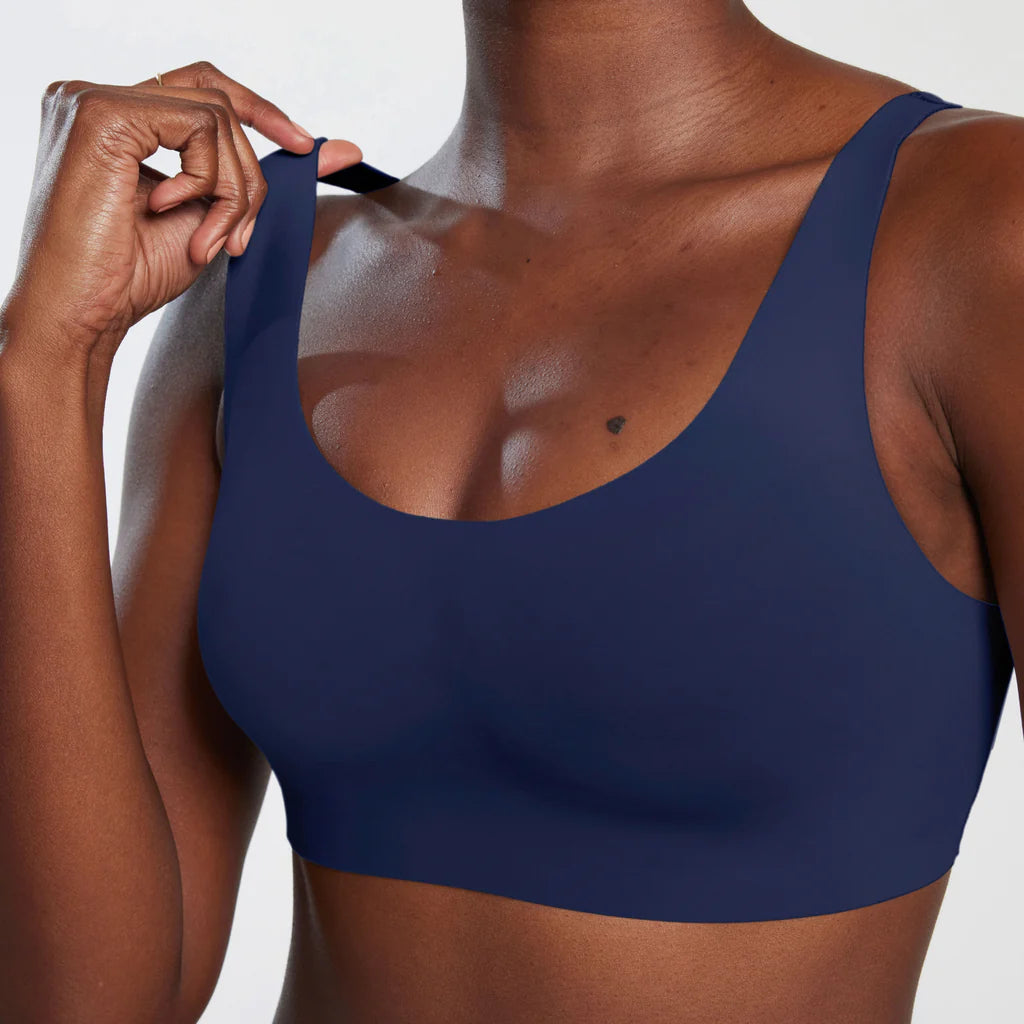 Bobbie Wireless Scoop T-shirt Bra - Midnight Navy